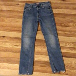 MOTHER Vintage Wash Straight Leg Jeans